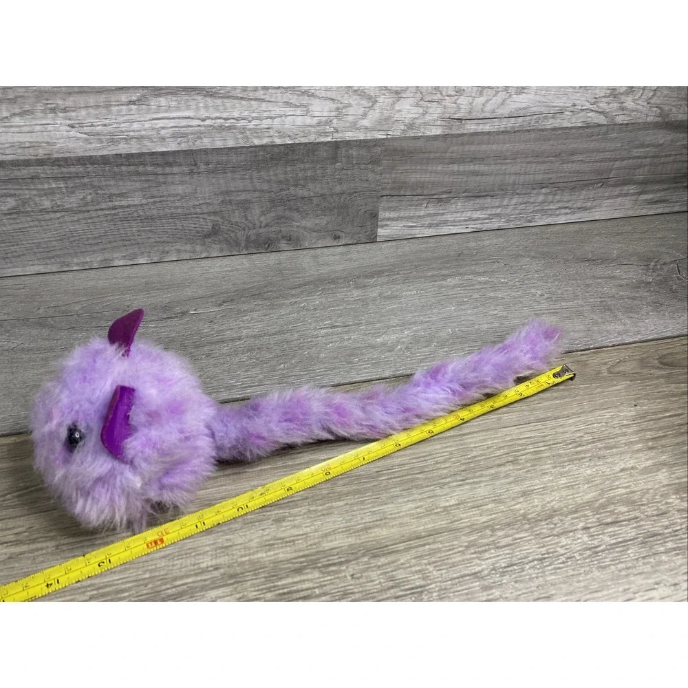 Pomsies Speckles Purple Kitty Cat Pet Interactive Plush‎ Works